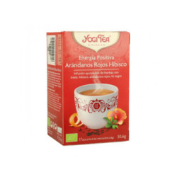 Yogi Tea Energia Positiva Arandanos Rojos Hibisc