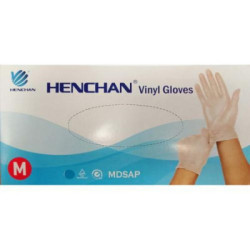 Guantes Vinilo Henchan T.Med Perox