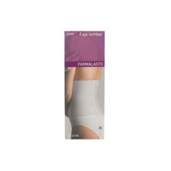 Farmalastic Faja Lumbar Velcro Blanca T-3 Ah3