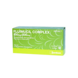 Fluimucil complex 500 mg/200 mg 12 comprimidos efervescentes
